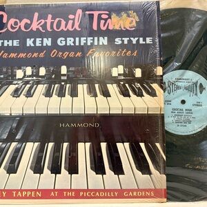 Vintage Ashley Tappen "Cocktail Time In The Ken Griffin Style" LP Vinyl Record